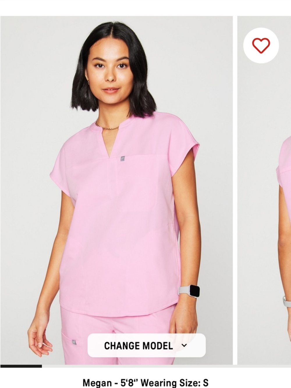 Fabletics evolve oversized scrub top.